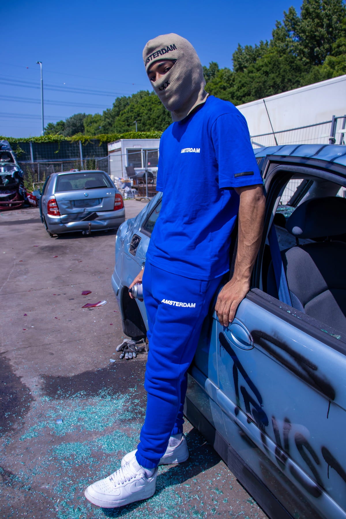 Amsterdam Essentials Sweatpants - Classic Blue