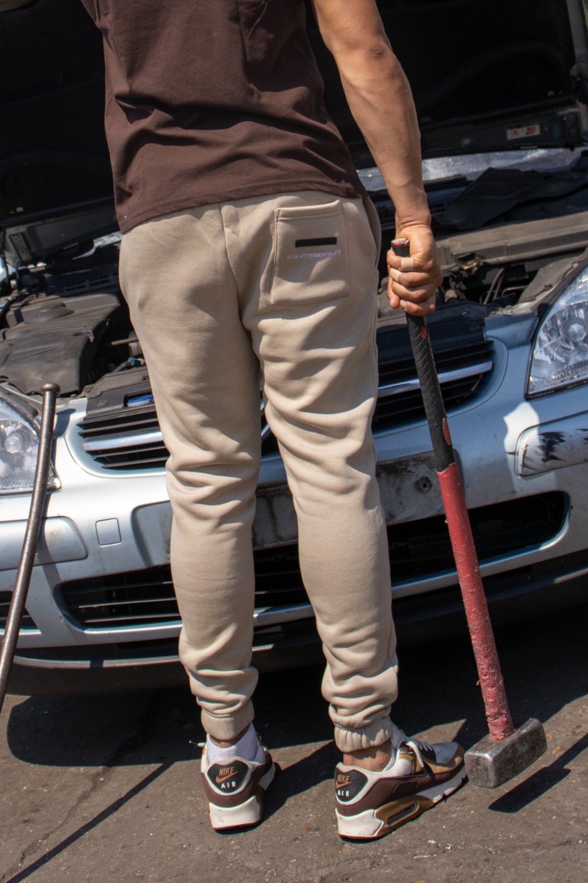 Amsterdam Essentials Sweatpants - Light Taupe