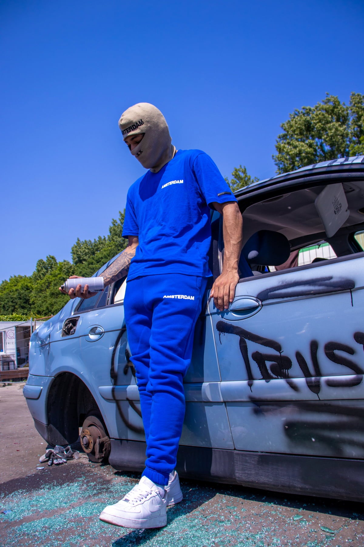 Amsterdam Essentials T-Shirt - Classic Blue