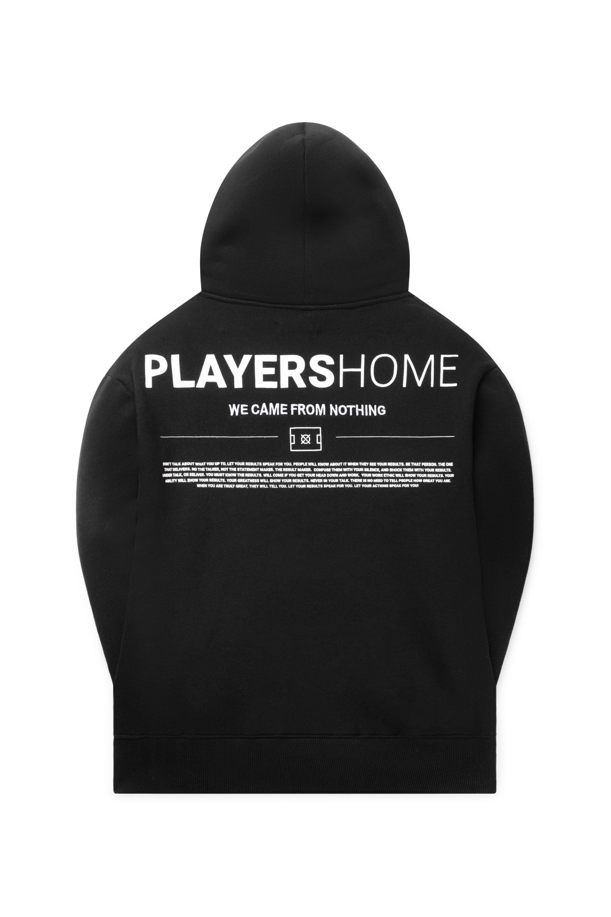 We Came From Nothing Hoodie - Black