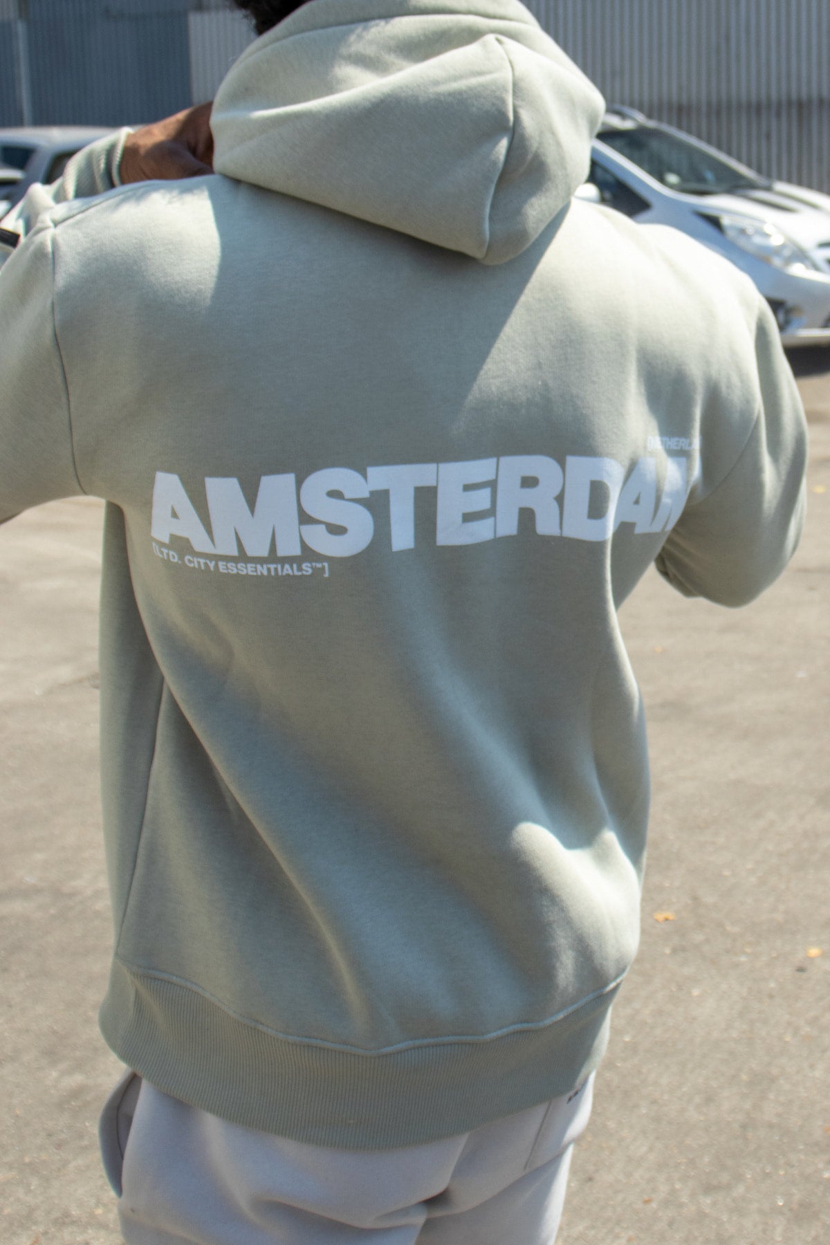 Amsterdam Essentials Hoodie - Abbey Stone