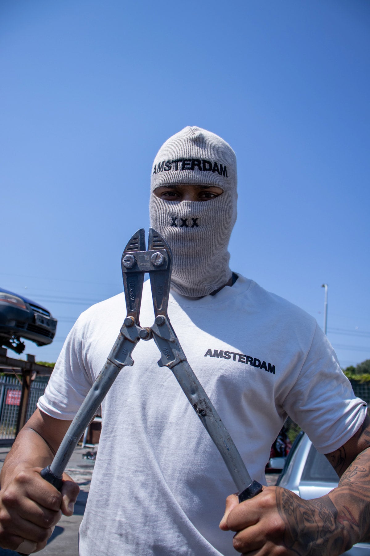 Amsterdam Essentials Balaclava - Stone Grey