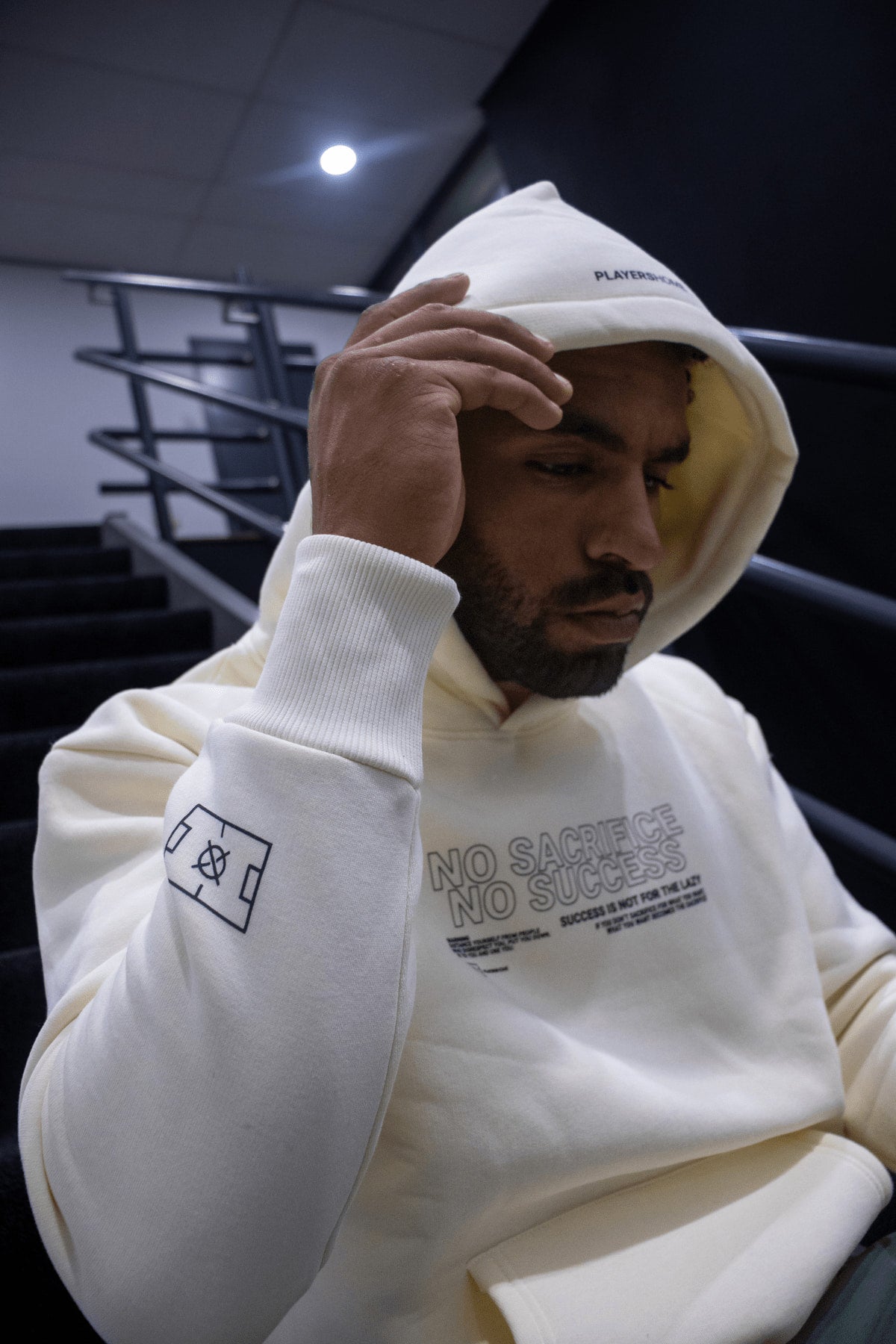 No Sacrifice Hoodie - Off White