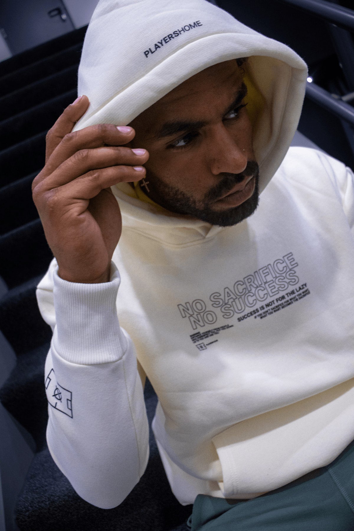 No Sacrifice Hoodie - Off White