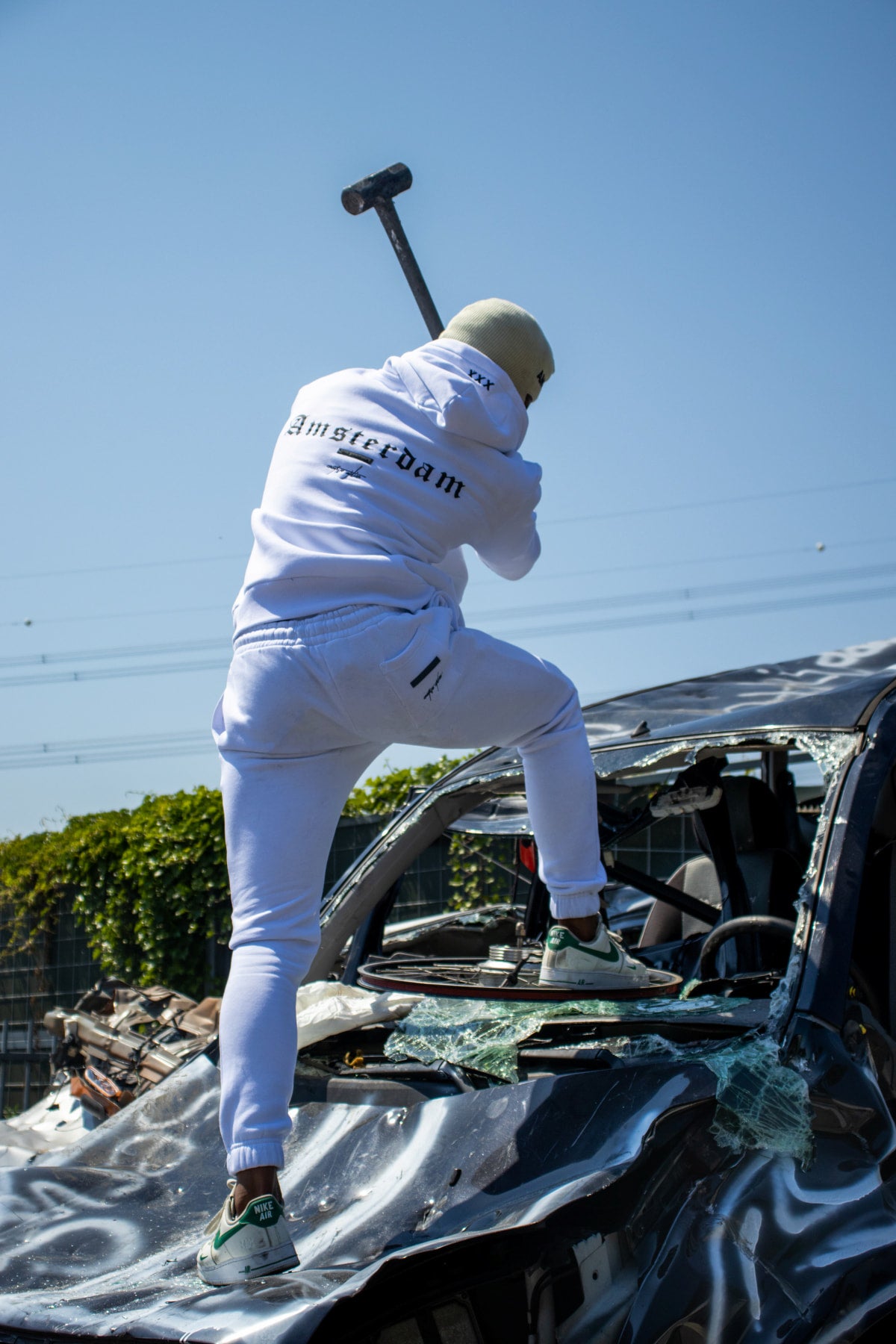 Amsterdam x TRUST Hoodie - White