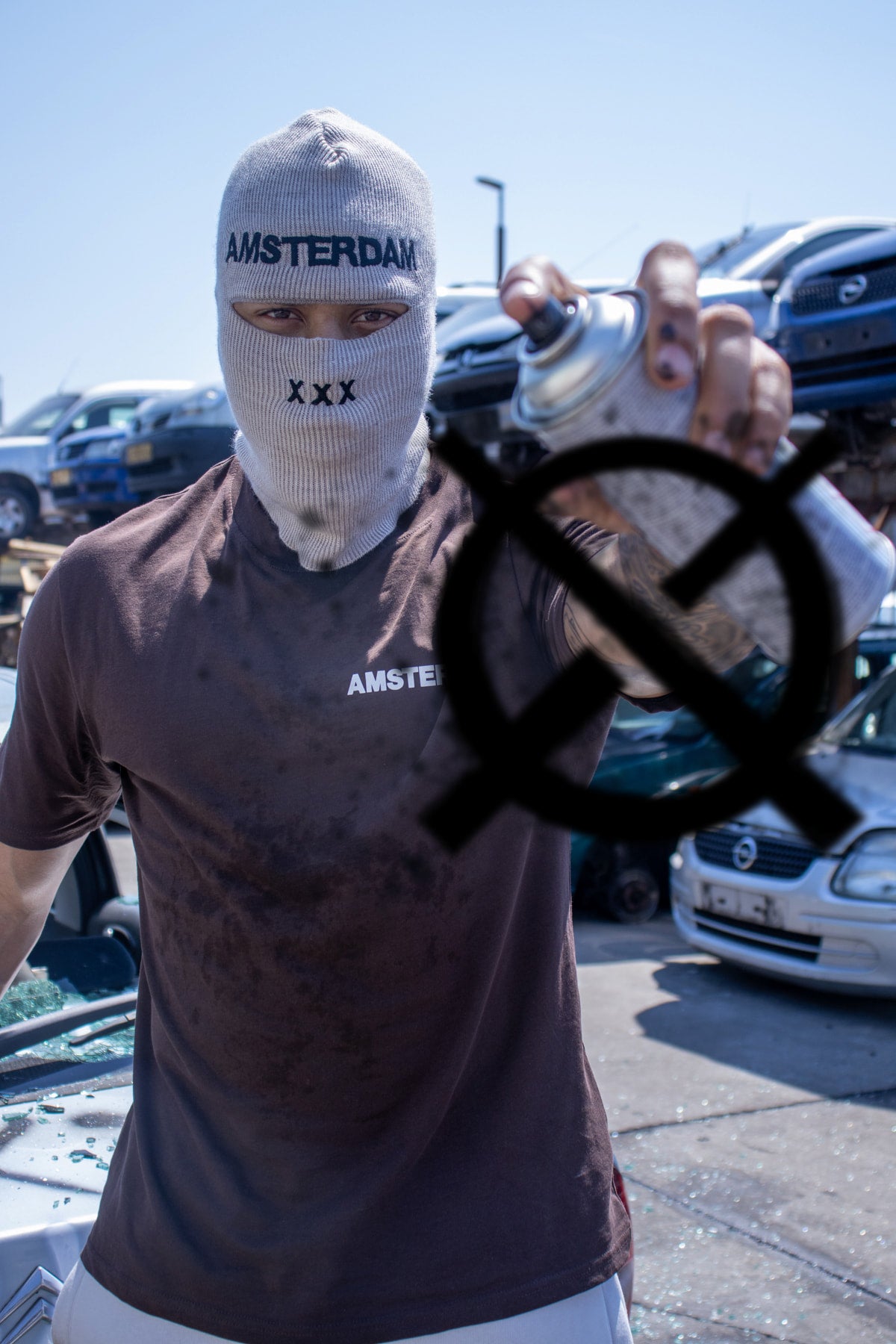 Amsterdam Essentials Balaclava - Stone Grey