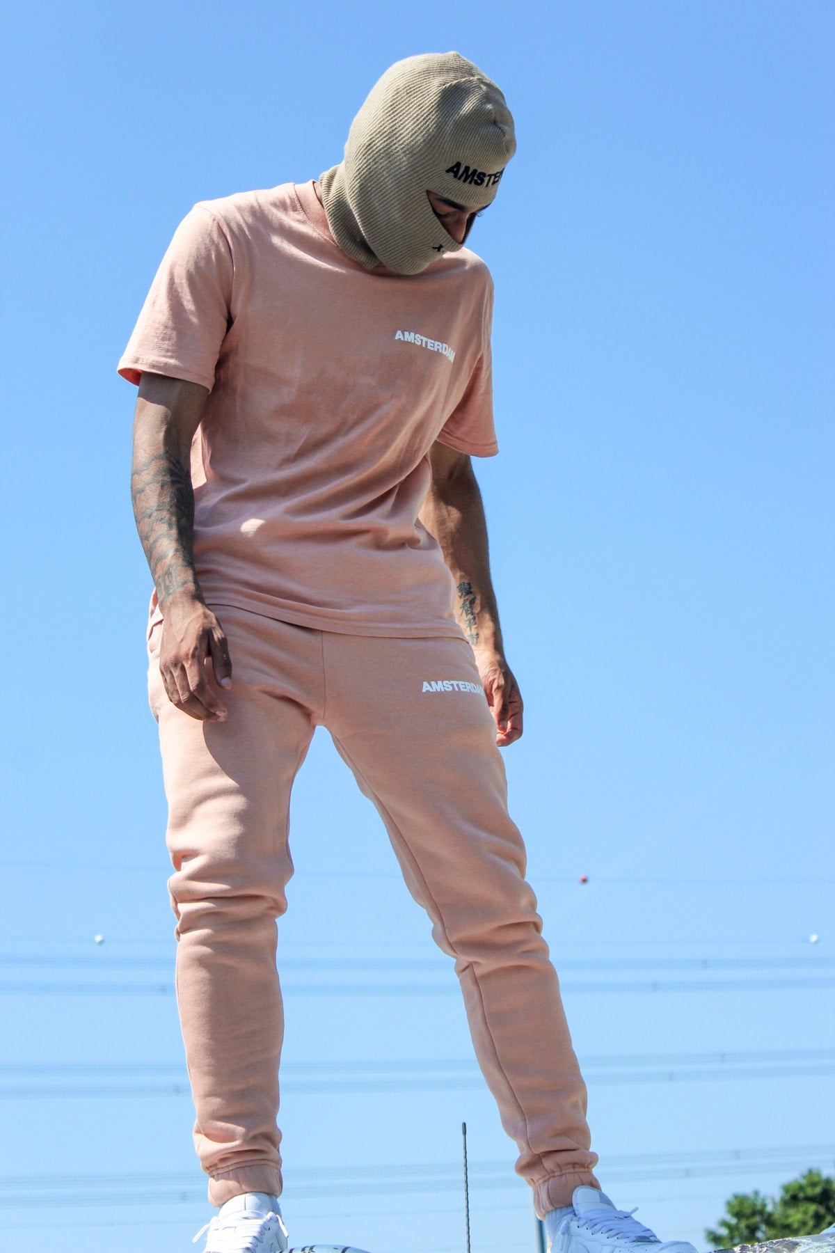 Amsterdam Essentials Sweatpants - Cafe Creme