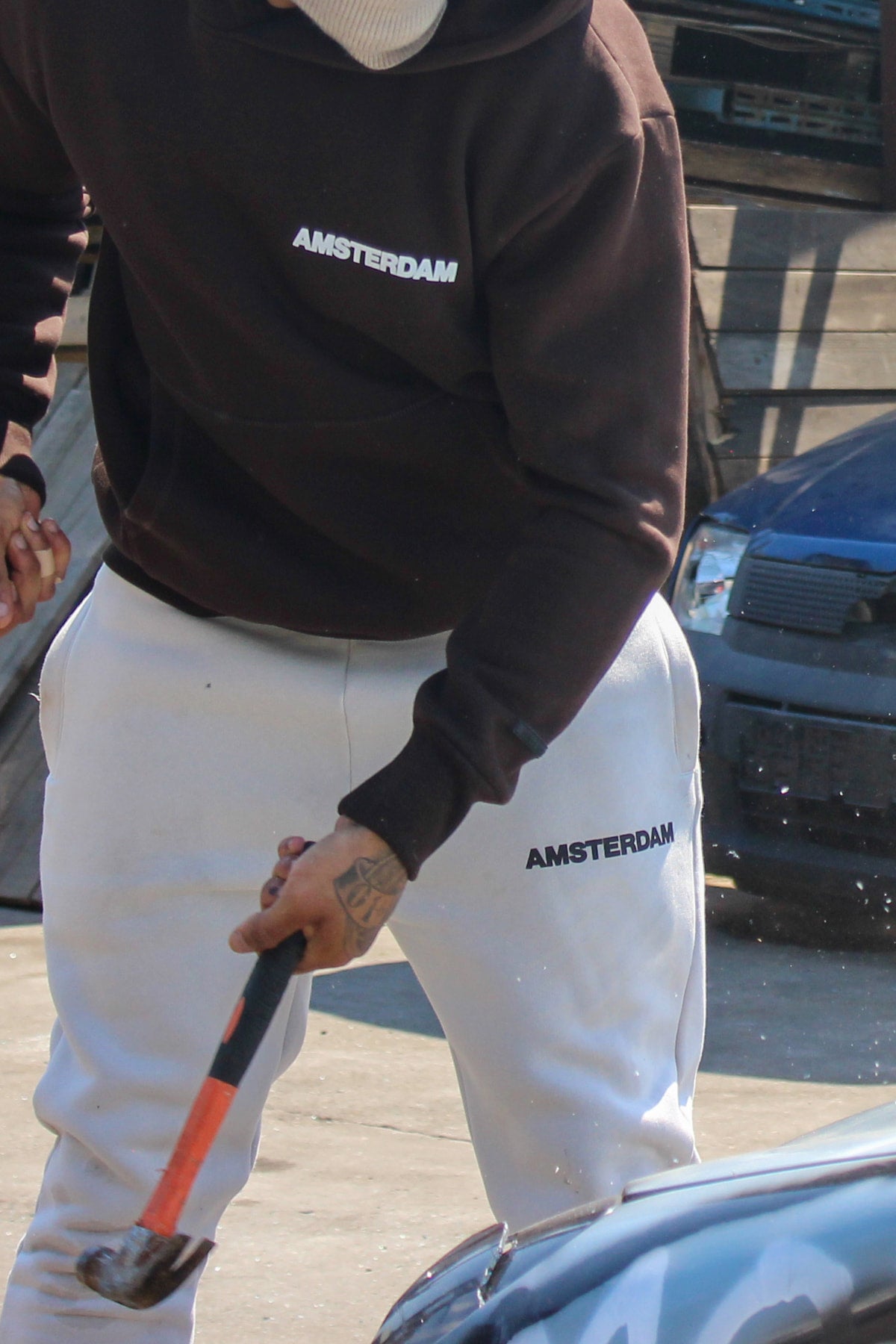 Amsterdam Essentials Sweatpants - Moon Beam