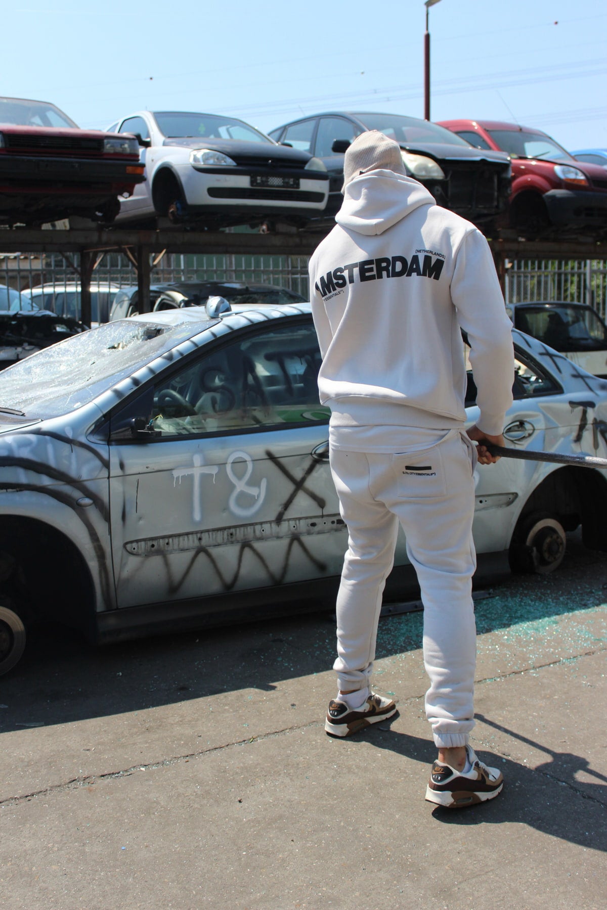 Amsterdam Essentials Sweatpants - Moon Beam