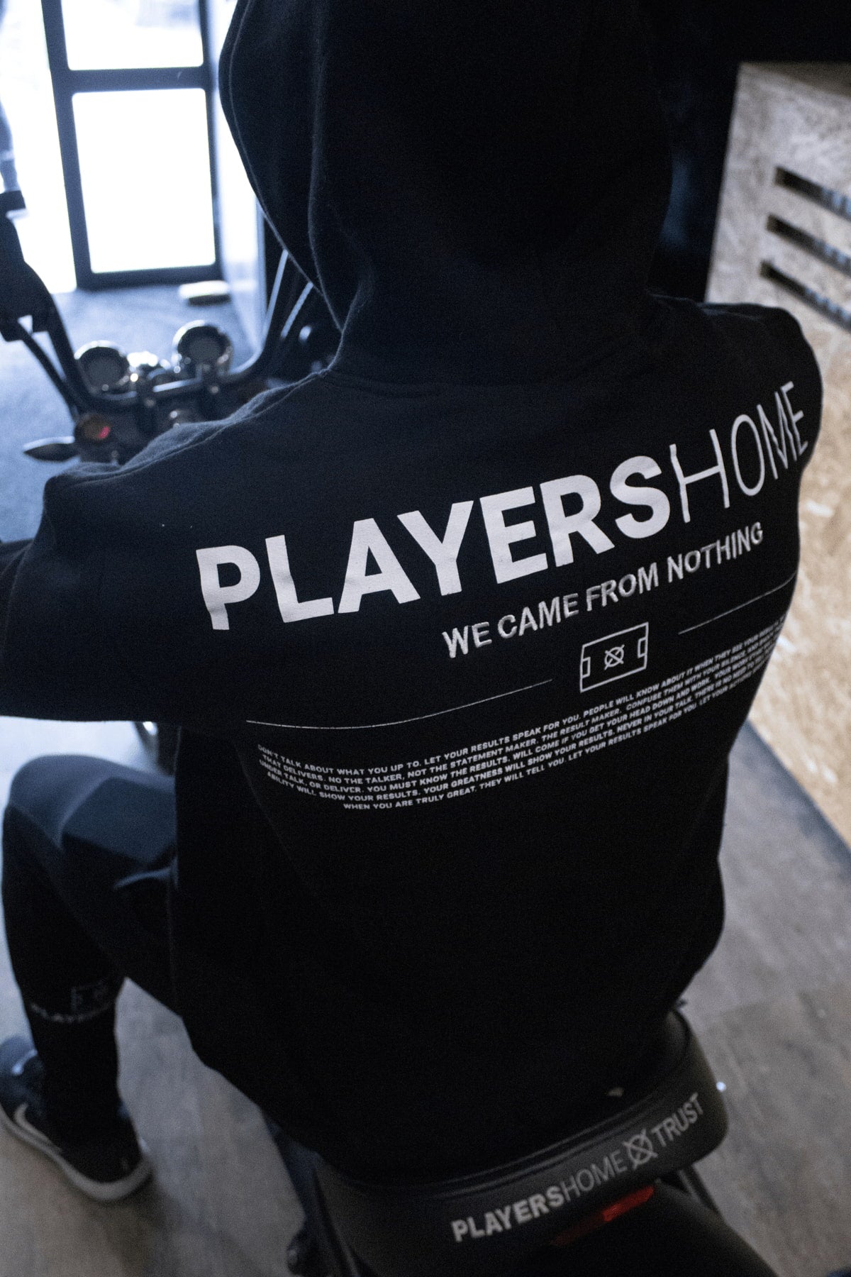 We Came From Nothing Hoodie - Black