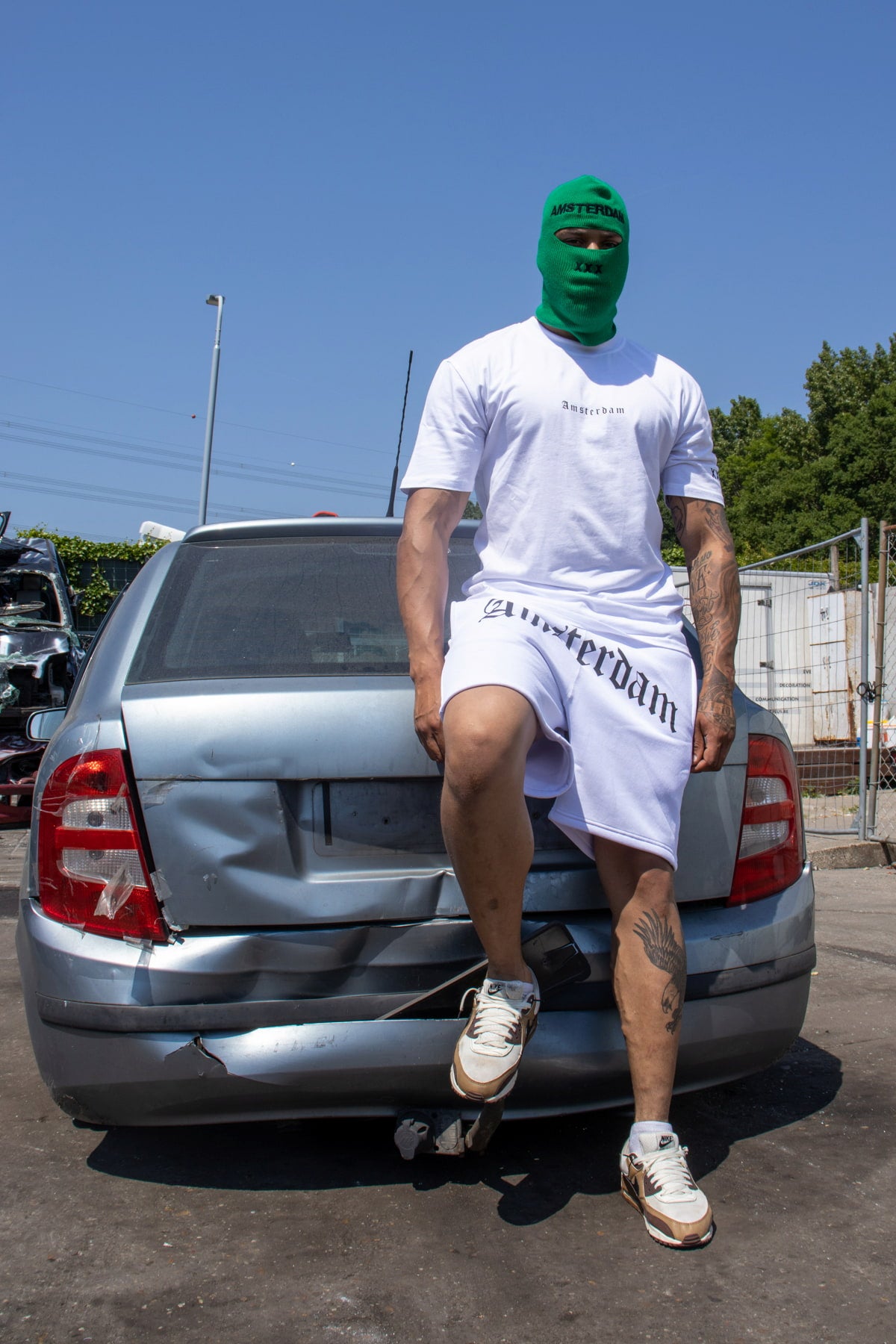 Amsterdam x TRUST Shorts - White