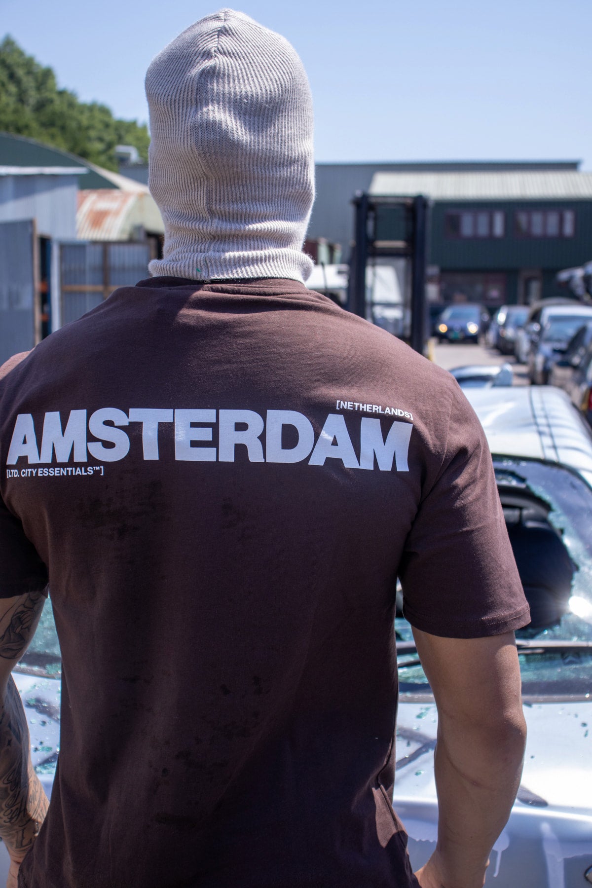 Amsterdam Essentials T-Shirt - Chocolate Brown