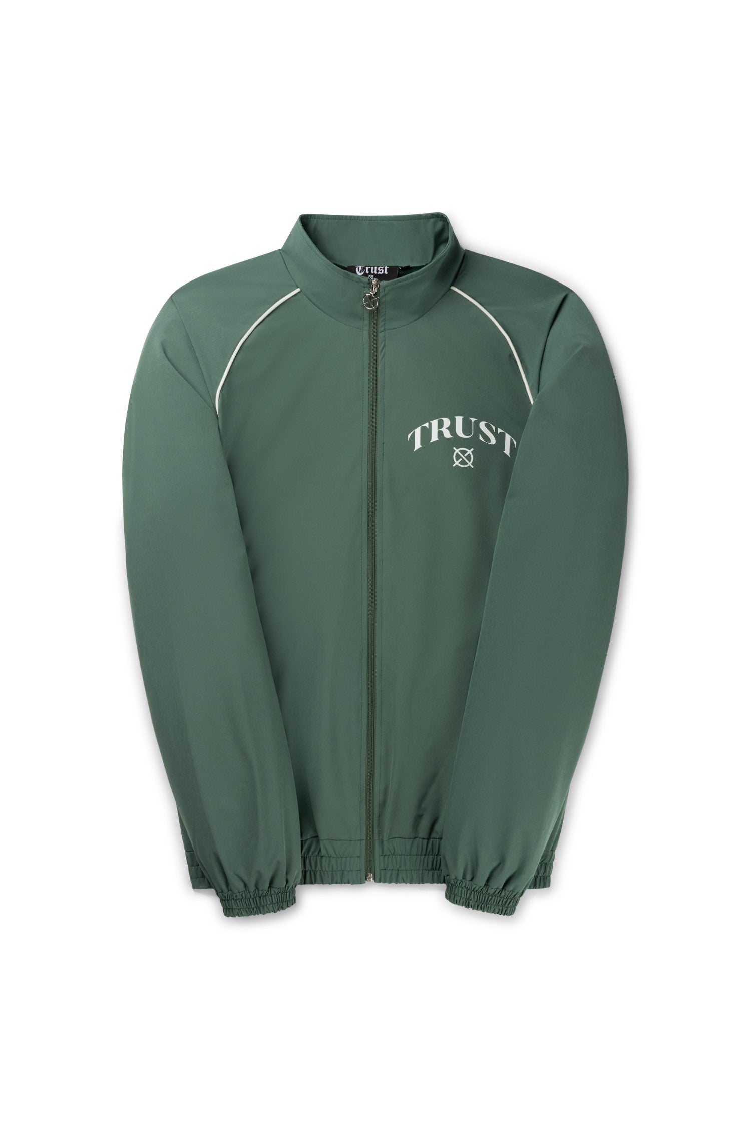 'I'AM NOT BASIC' Green Tracksuit Zipper