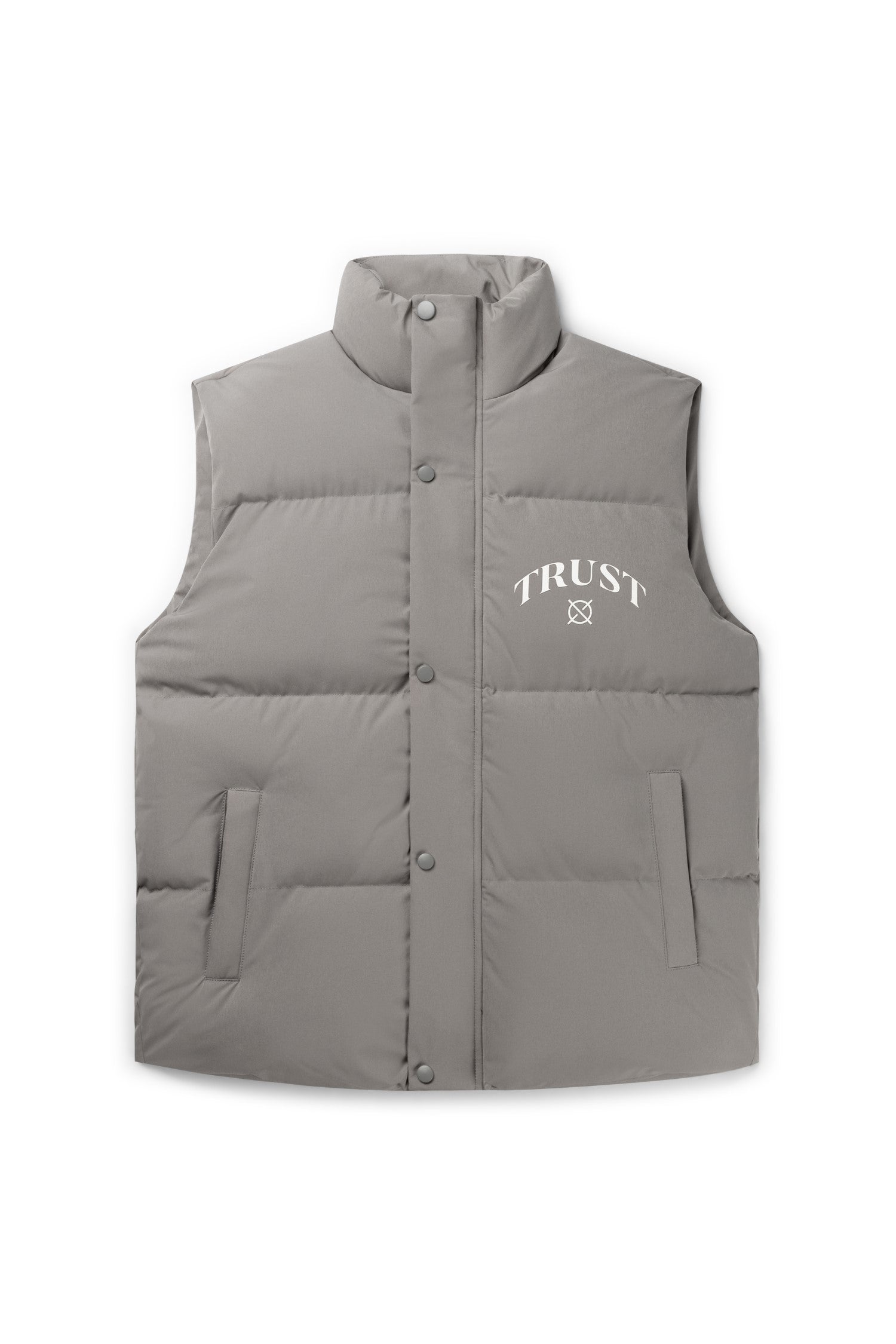 'I'AM NOT BASIC' Grey Bodywarmer