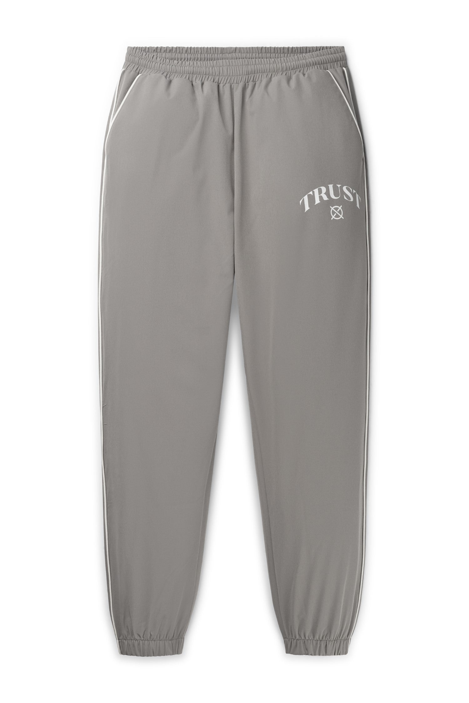 'I'AM NOT BASIC' Grey Tracksuit Pants