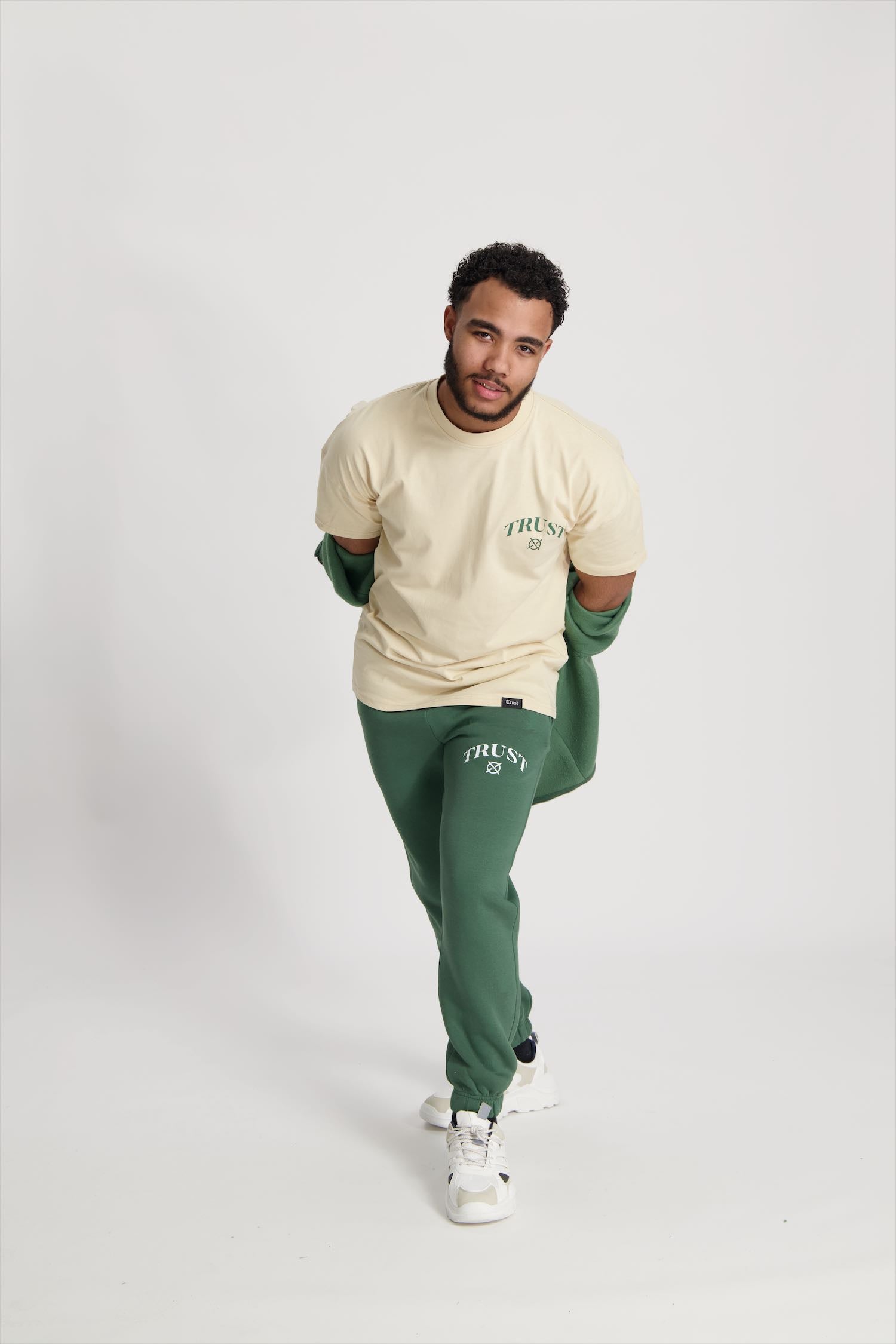'I'AM NOT BASIC' Beige Tee