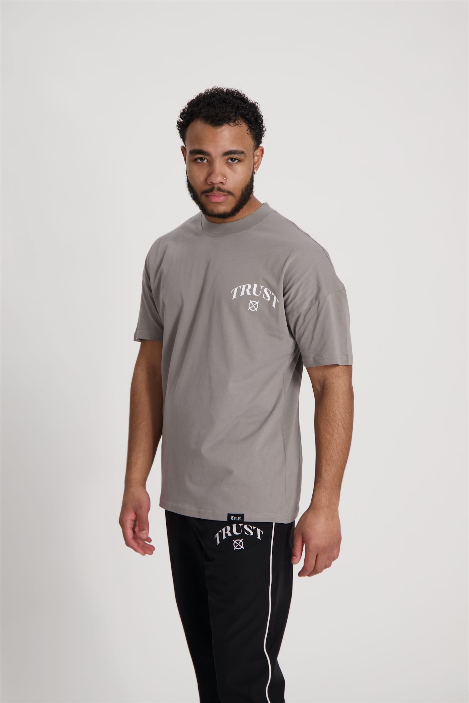 'I'AM NOT BASIC' Grey Tee