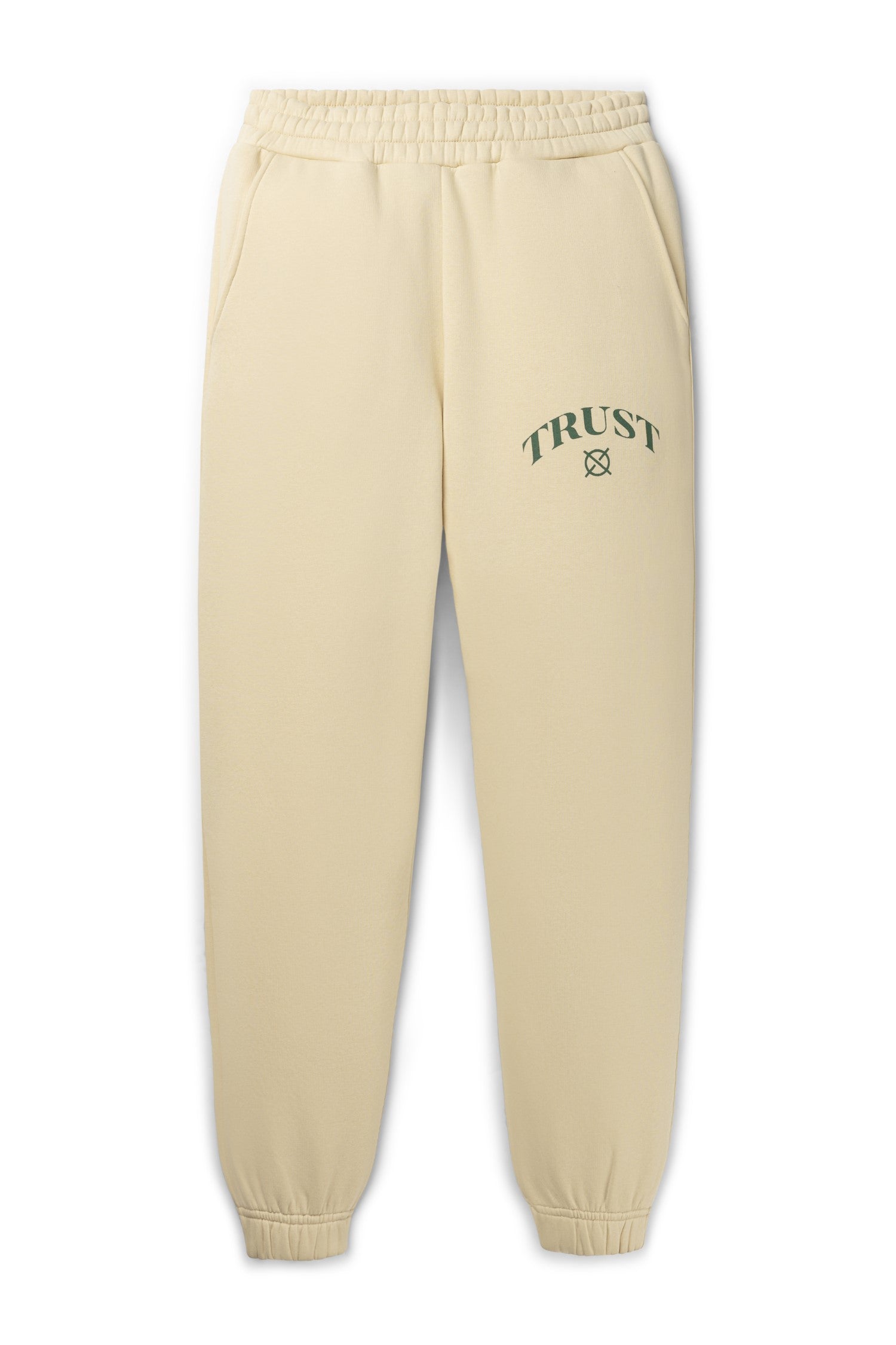 'I'AM NOT BASIC' Beige Sweatpants