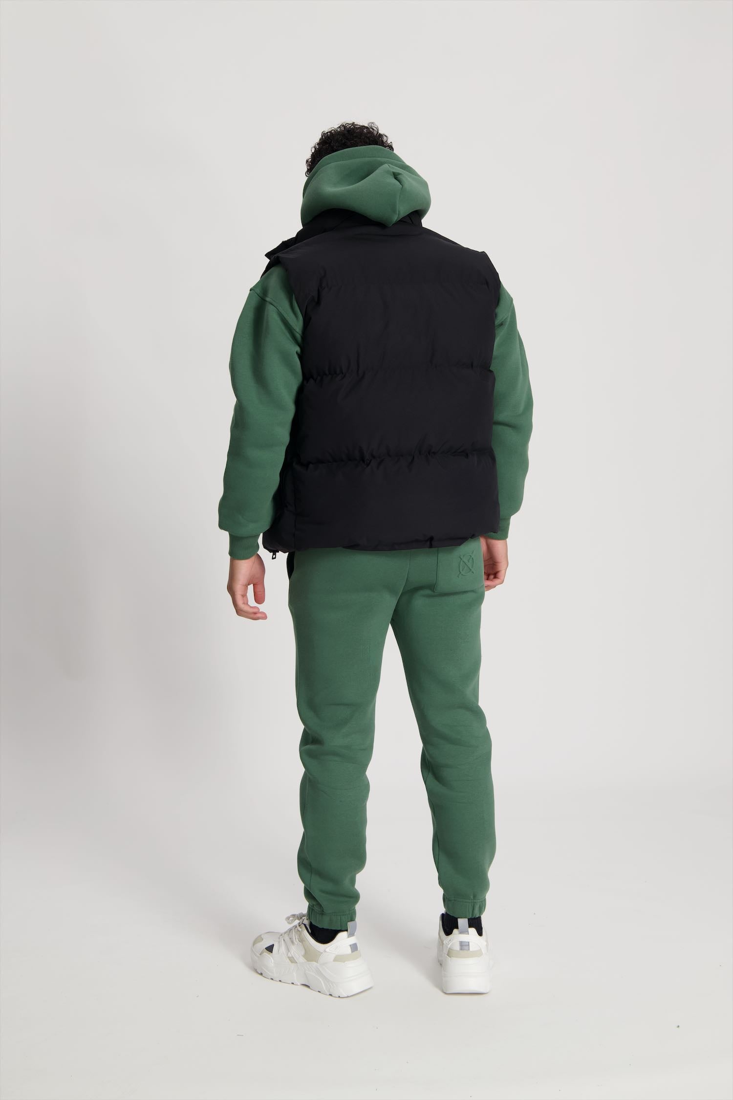 'I'AM NOT BASIC' Black Bodywarmer