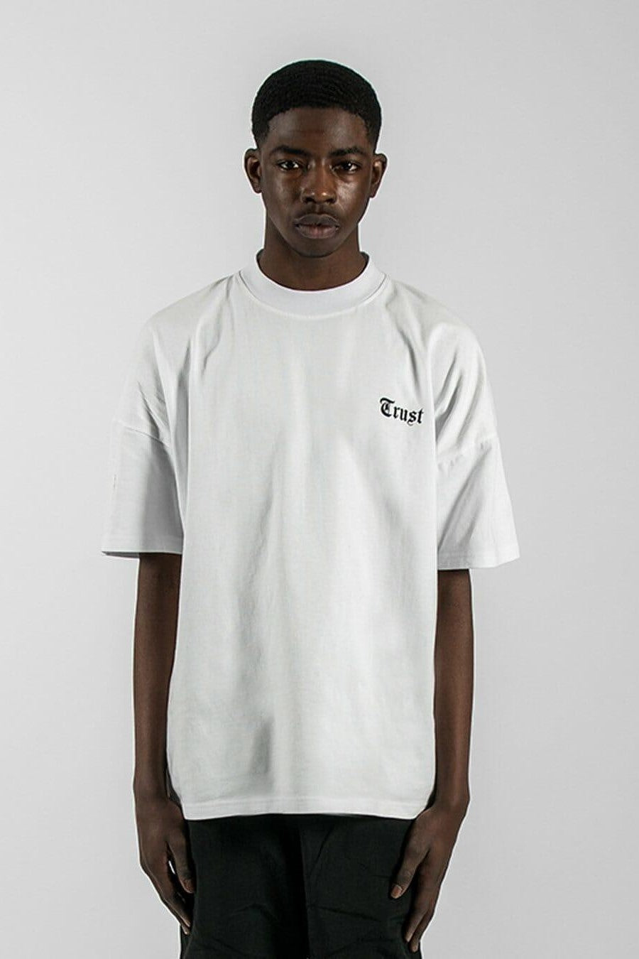 Trust No One T-Shirt White - TRUST Amsterdam