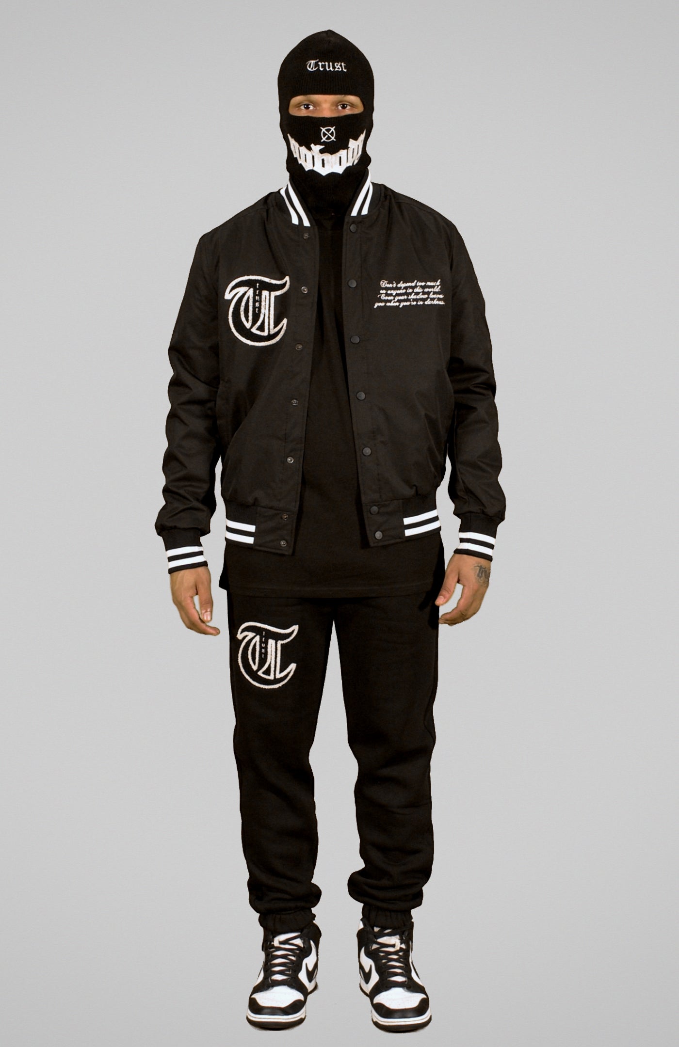 'TRUST Nobody' Black Jacket - TRUST Amsterdam
