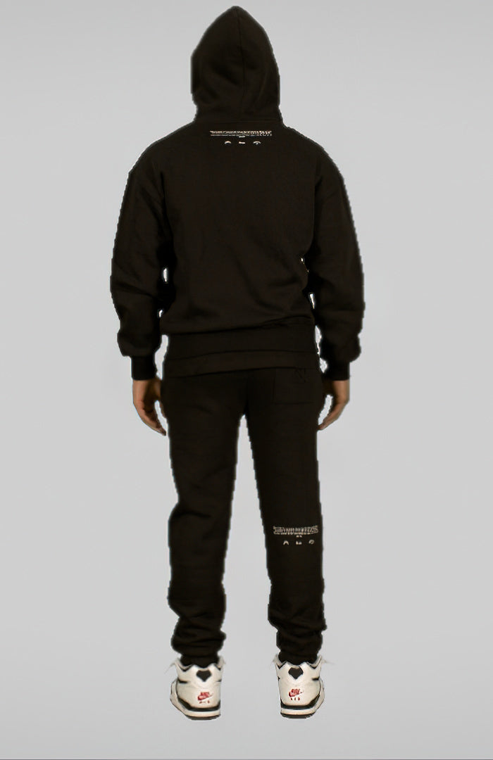 'TRUST Nobody' Black Sweatpants - TRUST Amsterdam