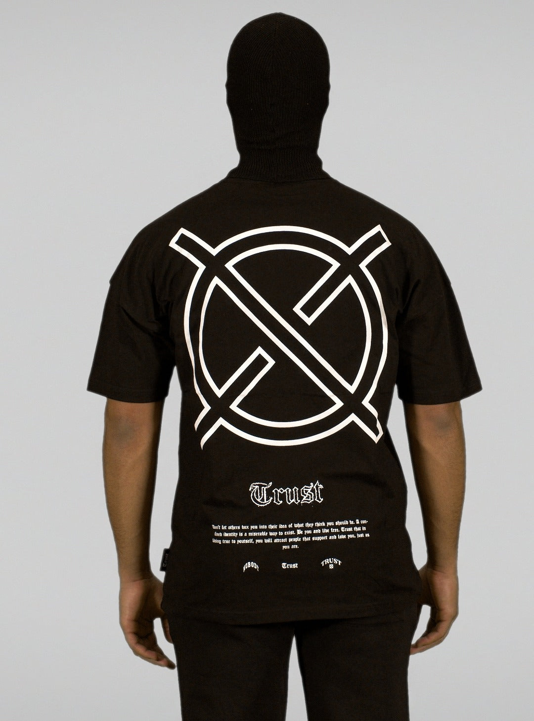 'TRUST Nobody' Black Tee - TRUST Amsterdam