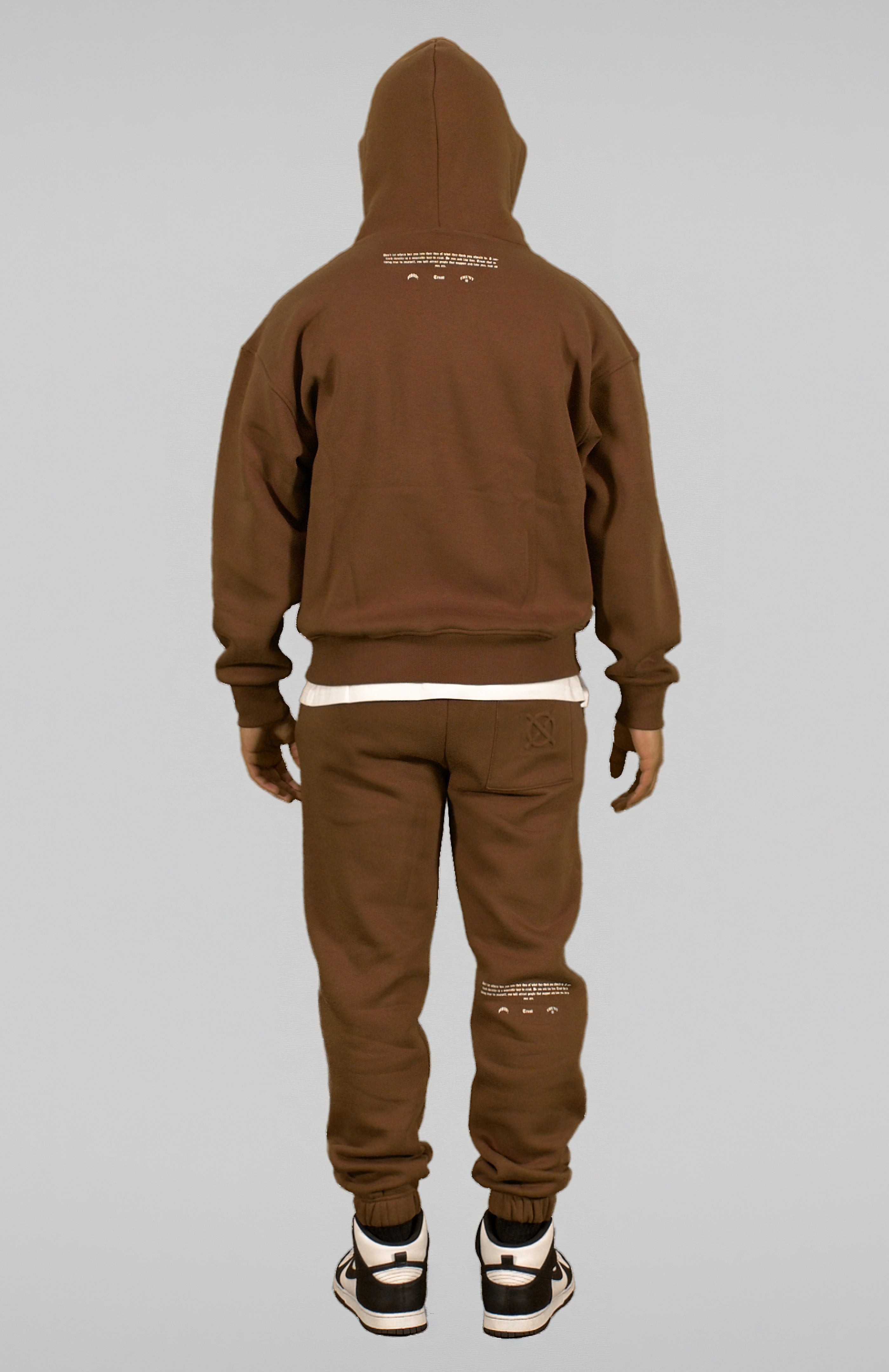 'TRUST Nobody' Brown Sweatpants - TRUST Amsterdam