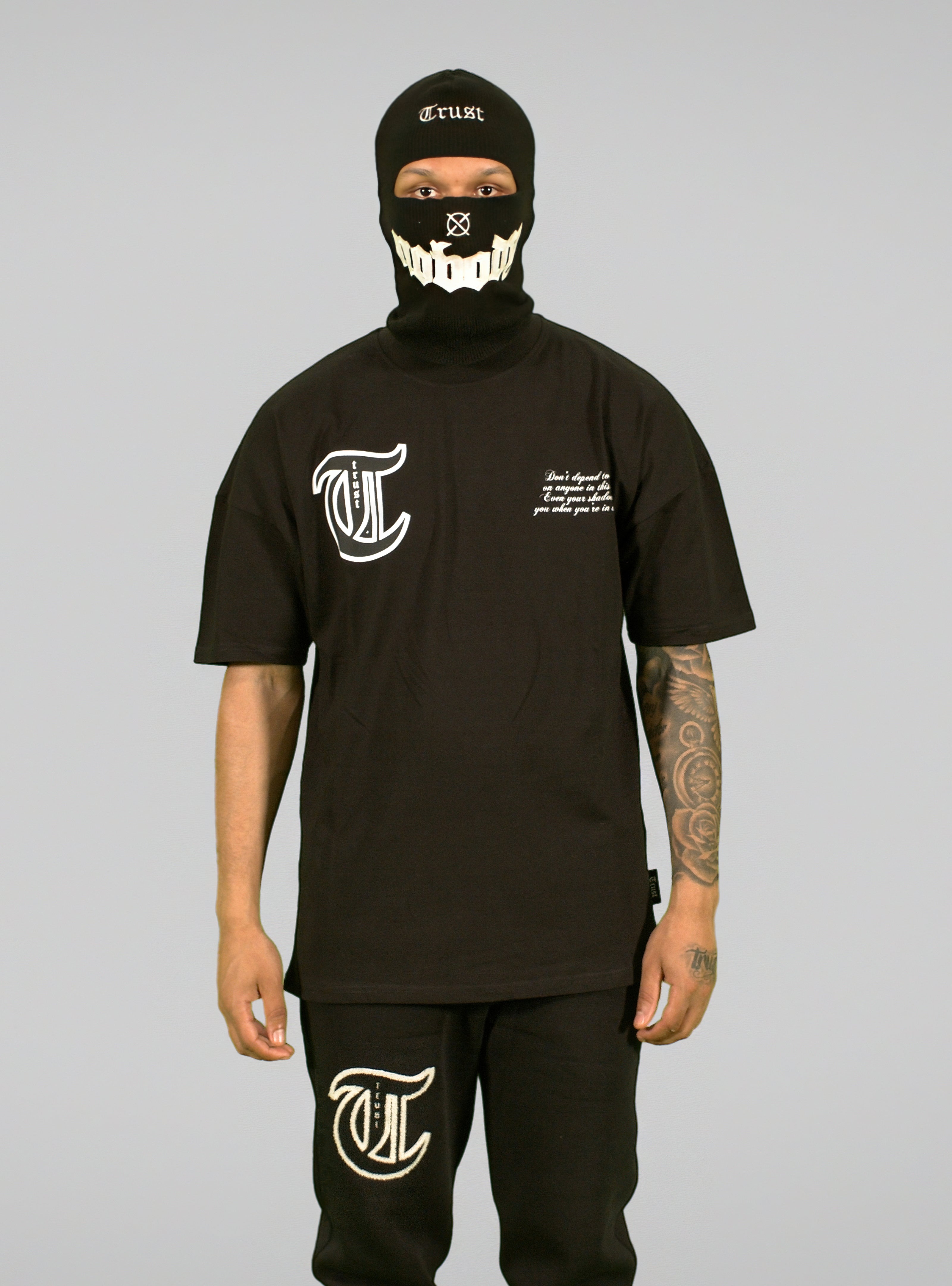 'TRUST Nobody' Dark Tee - TRUST Amsterdam