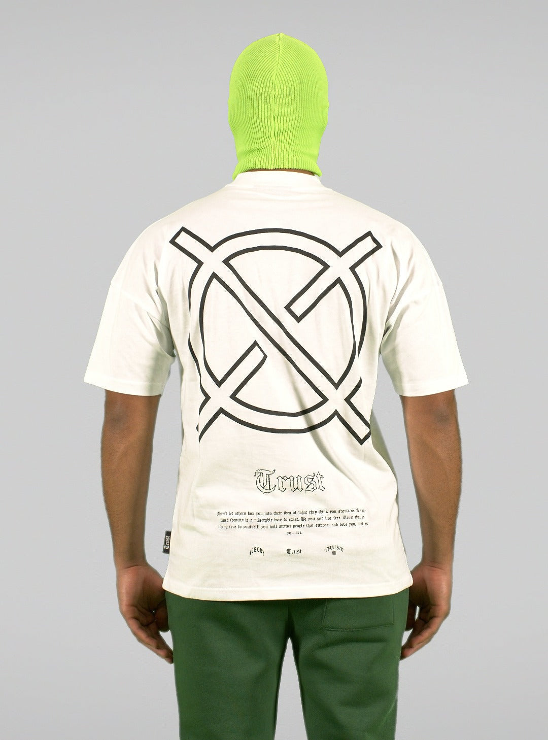 'TRUST Nobody' White Tee - TRUST Amsterdam