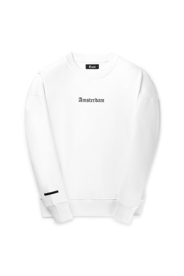 Amsterdam x TRUST Sweater - White
