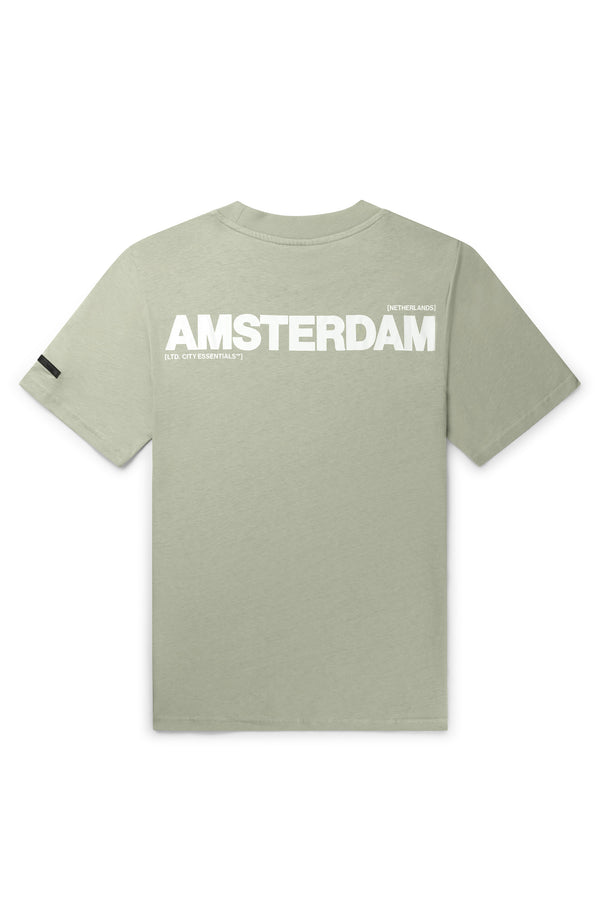 Amsterdam Essentials T-Shirt - Abbey Stone