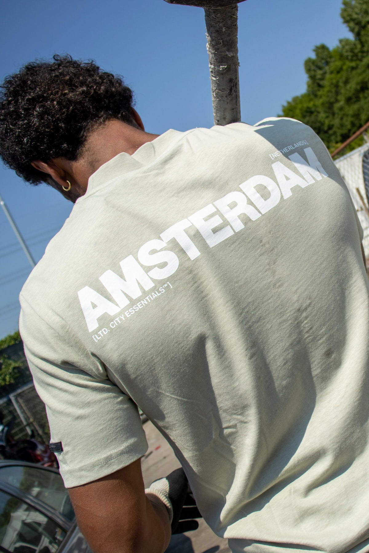 Amsterdam Essentials T-Shirt - Abbey Stone