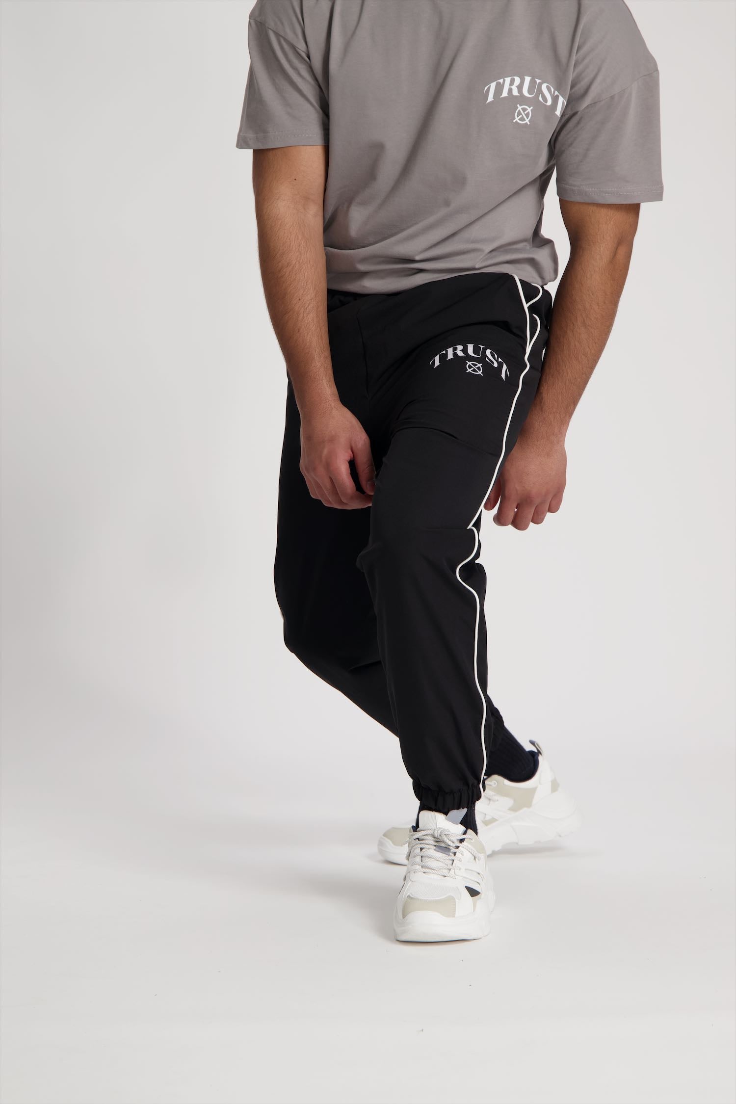 Black tracksuit pants womens sale