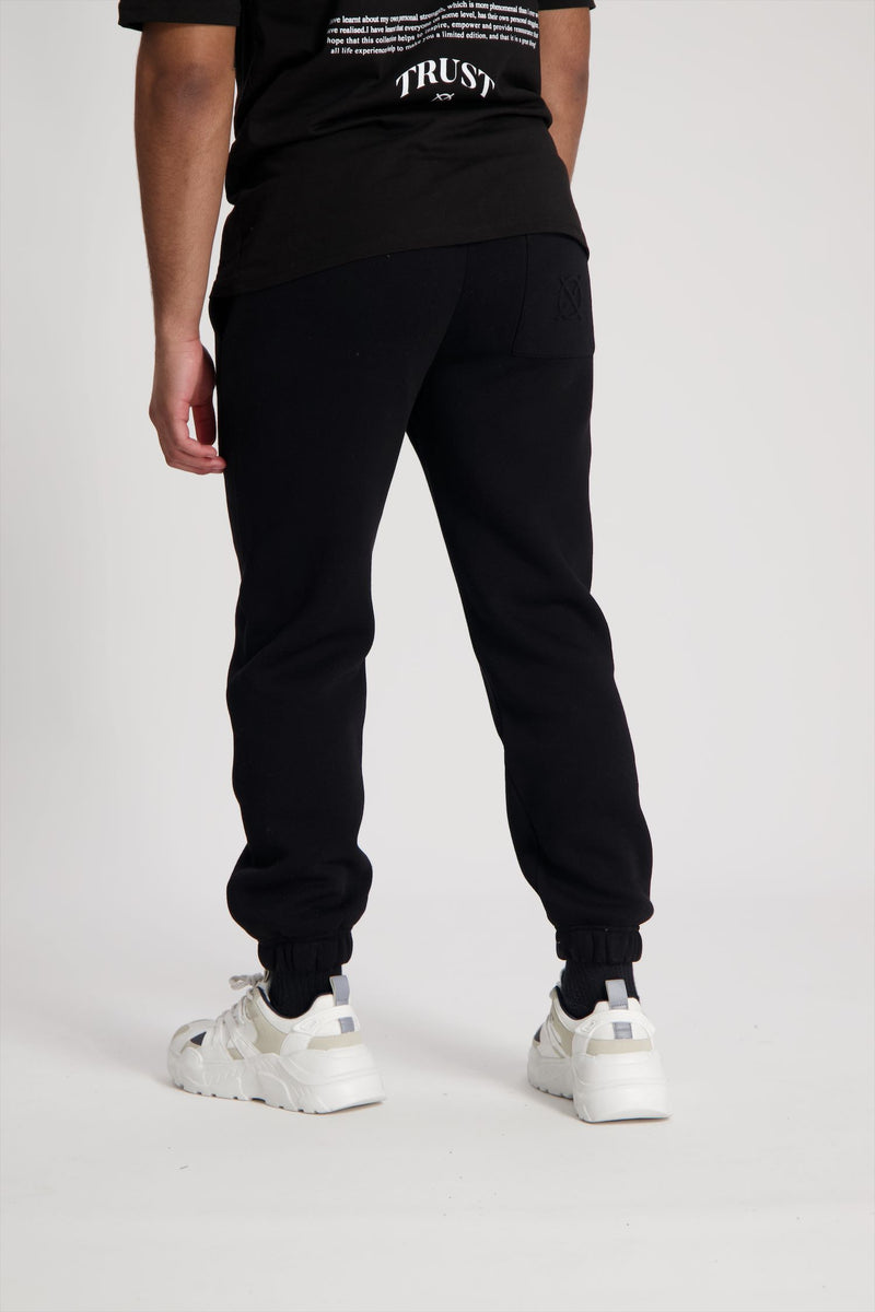 'I'AM NOT BASIC' Black Sweatpants