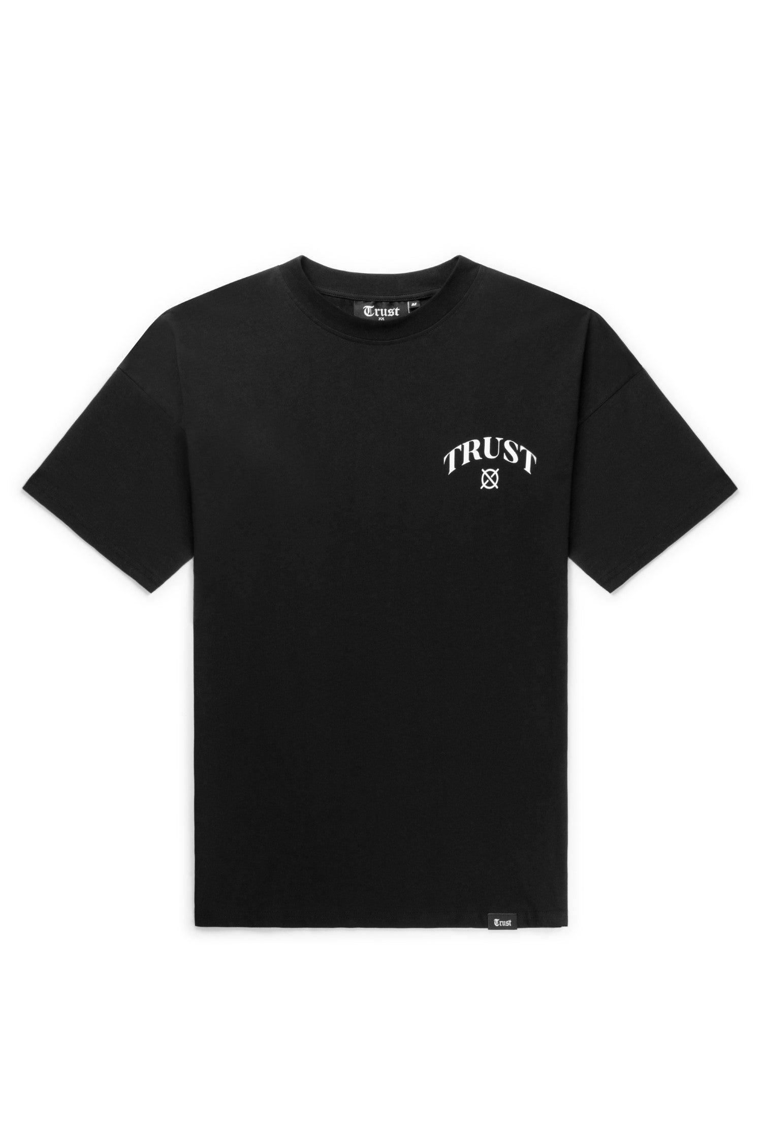 Black basic tee sale