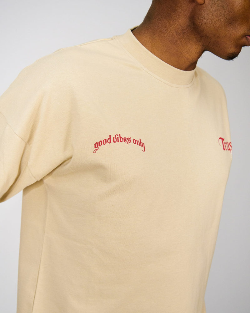 Good Vibes Only - Beige-Sand - TRUST Amsterdam